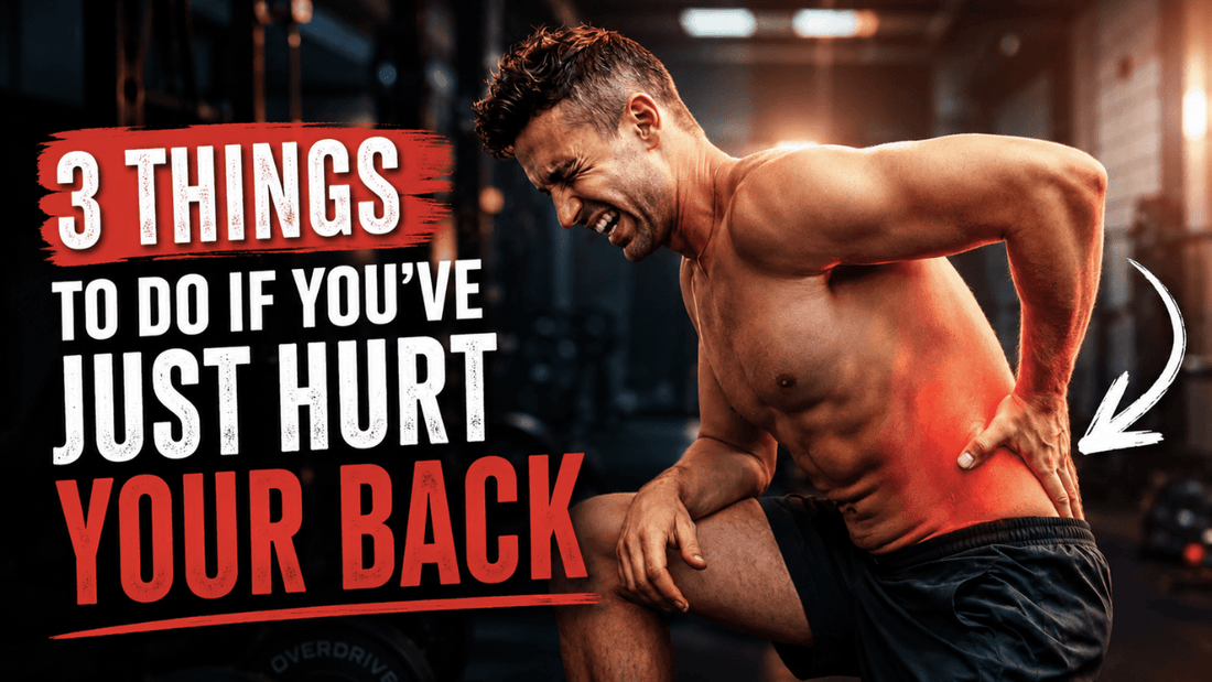 3 Things to Do IMMEDIATELY After Hurting Your Back