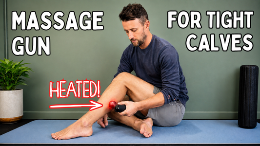 How to Use a Massage Gun for Tight Calf Muscles (with Heat Attachment)