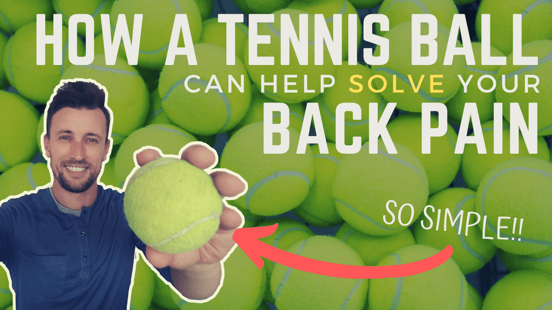 tennis ball back exercise